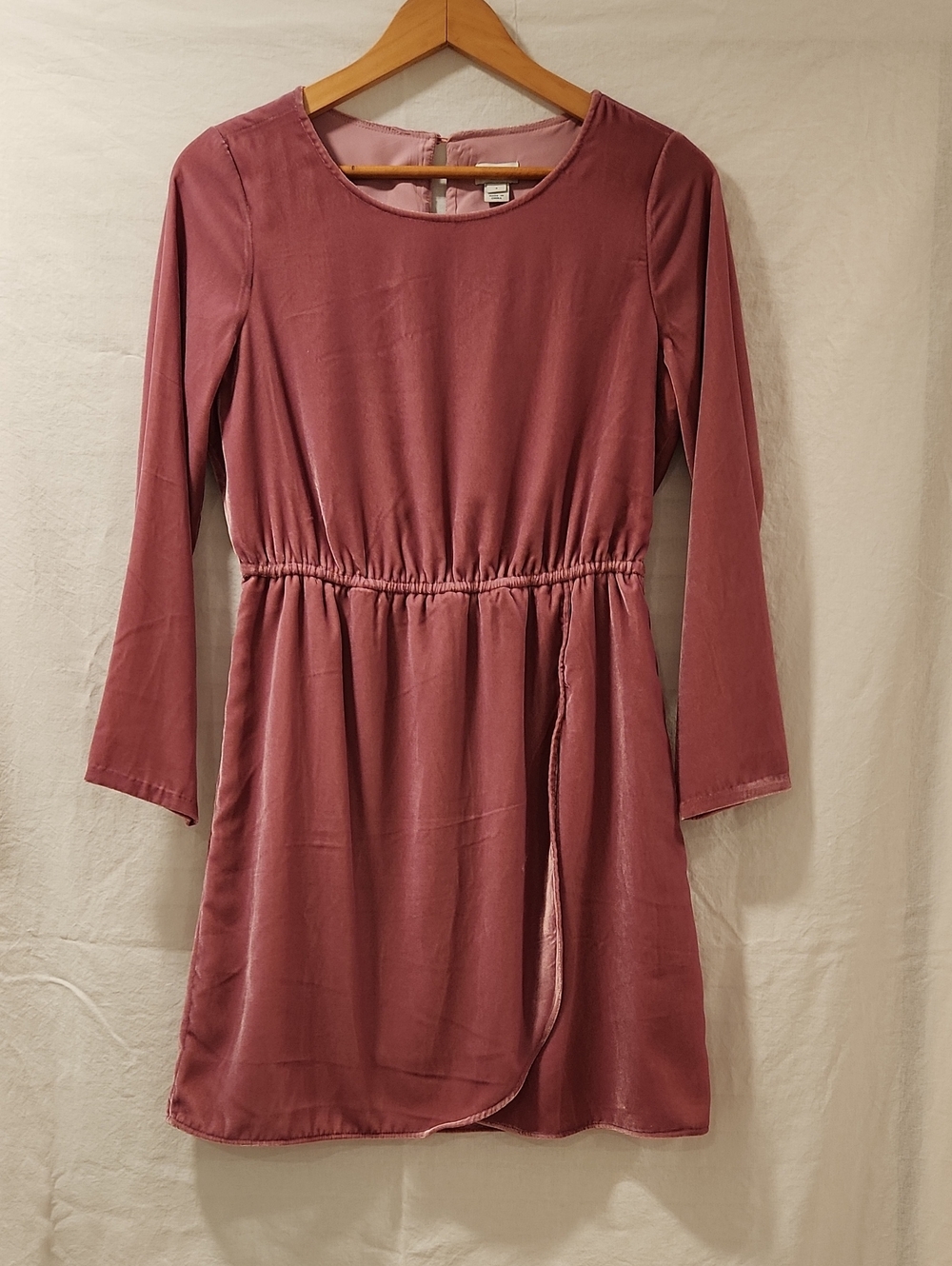 NWT J. Crew Factory Crushed Velvet Tulip-Hem Dress Size 4